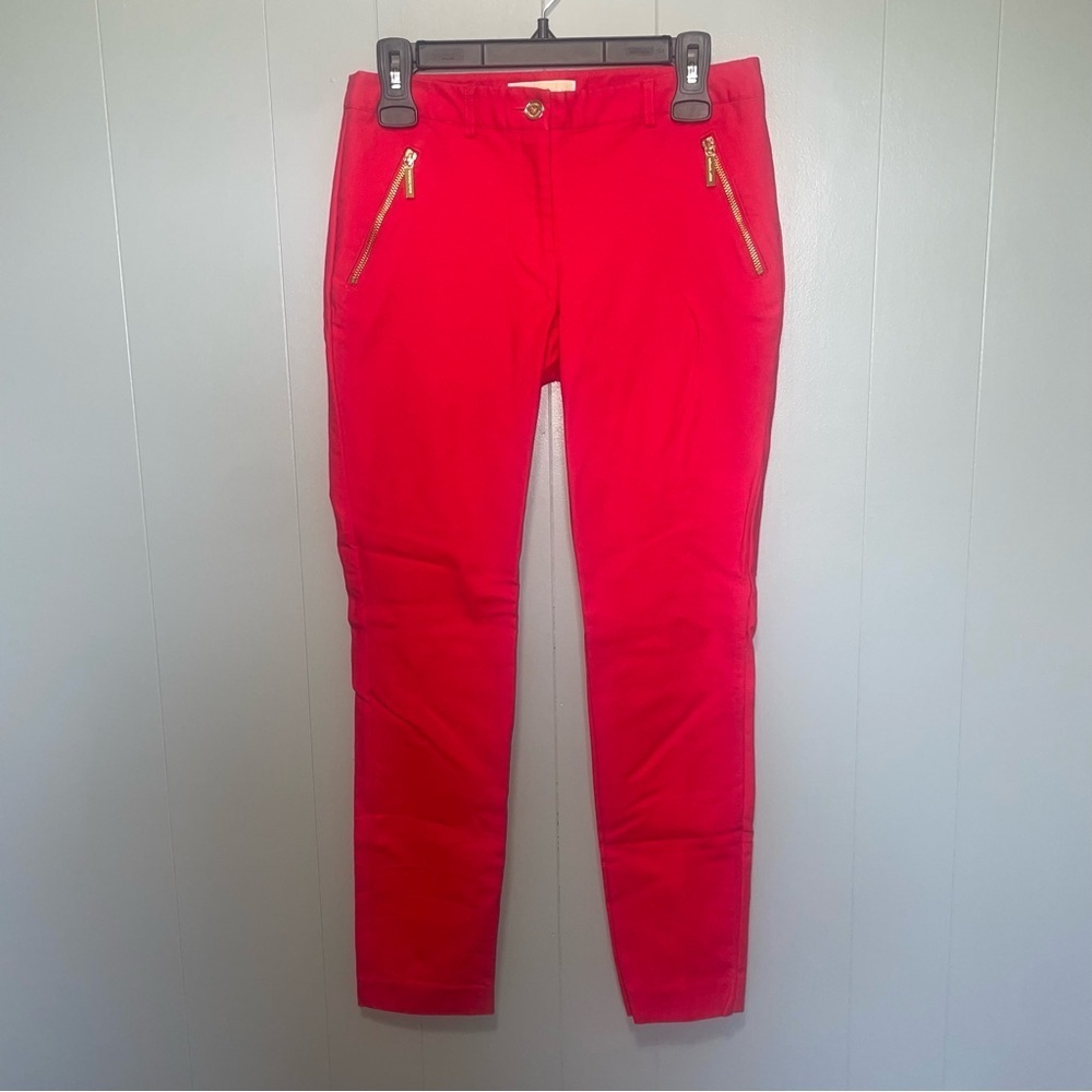 Michael Michael Kors Red Pixie Cut Dress Pants Size 2